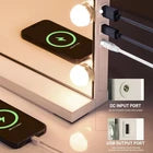 LED Kosmetikspiegel mit USB/Type-C Beleuchtung Bluetooth Schminkspiegel Dimmbar